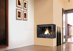 Камінна топка Uniflam 700 Standard з шибером праве скло (ref. 601-712). Фото 2